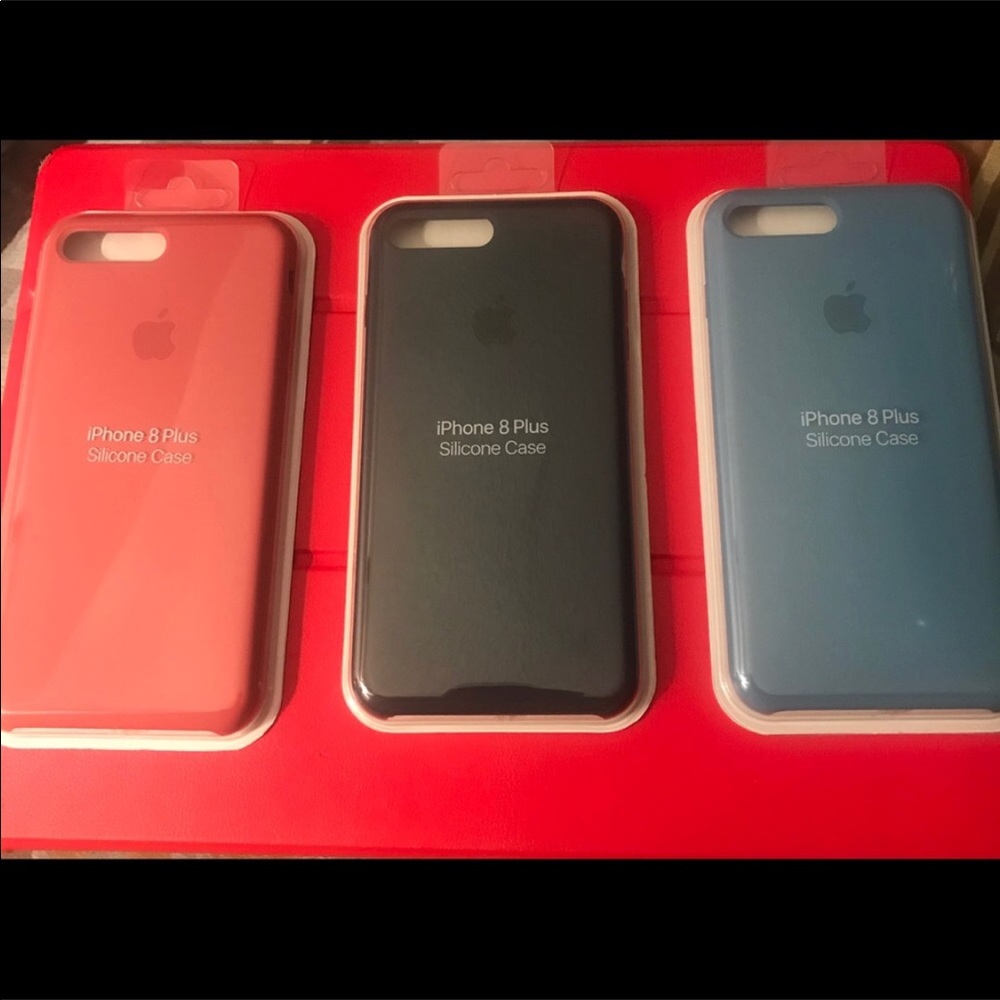 Apple silicone case for iPhone 7 Plus  $25 each